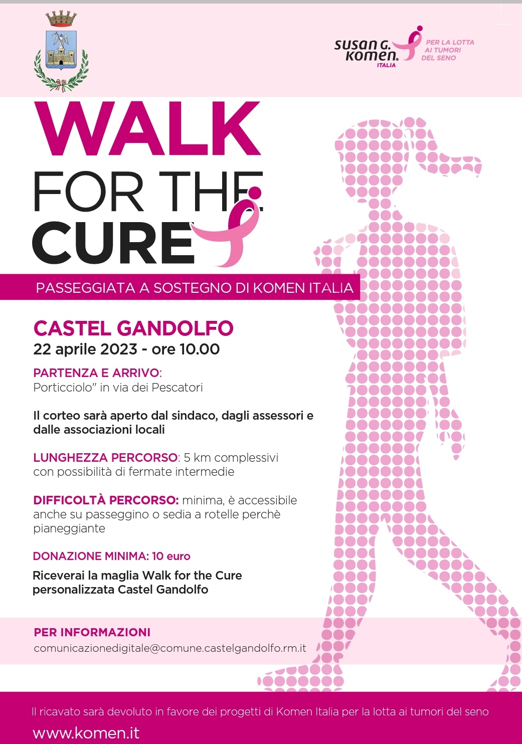 WALK FOR THE CURE CASTEL GANDOLFO