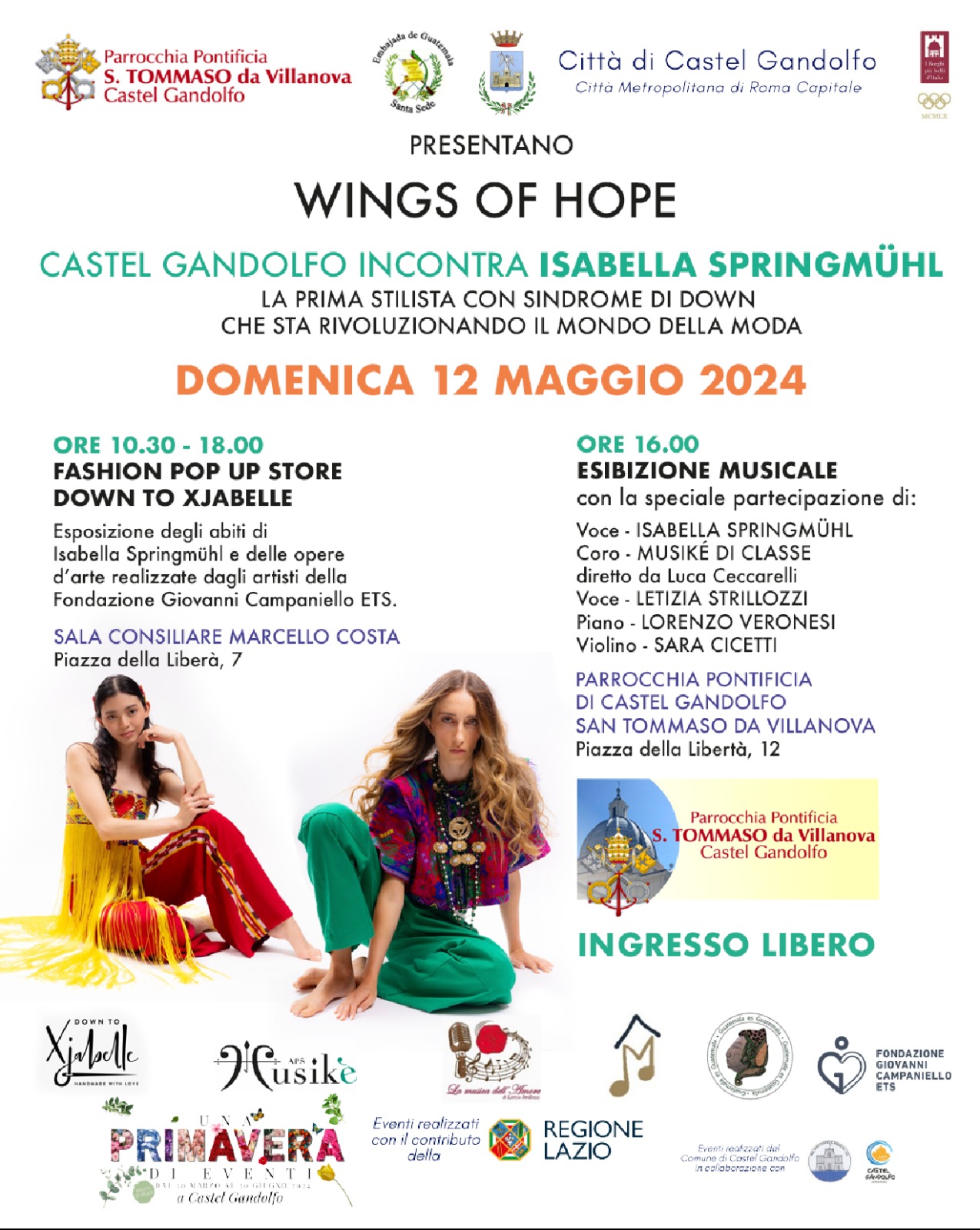 12 maggio Wings of hope