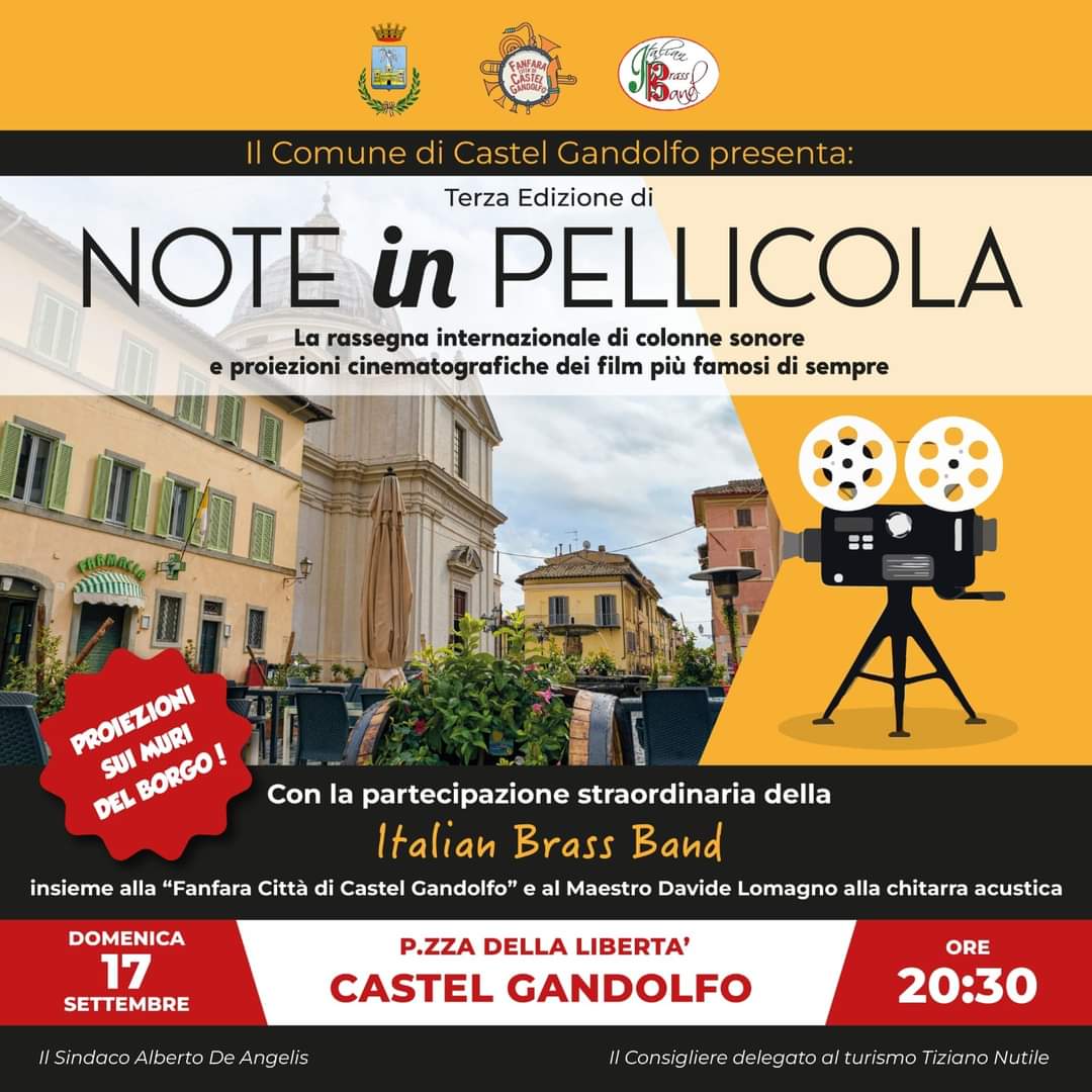 Note in pellicola 2023 Castel Gandolfo 