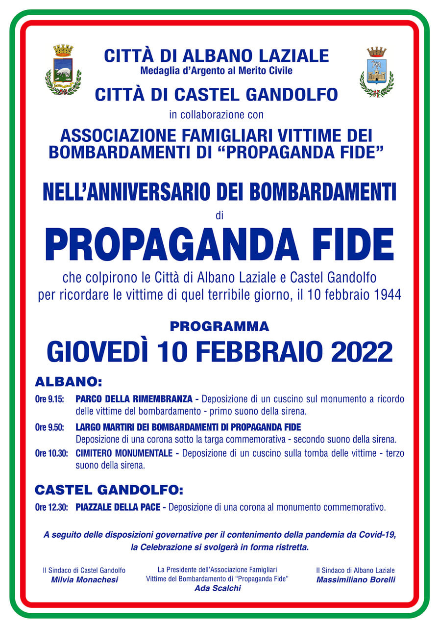 Manifesto Propaganda Fide 2022